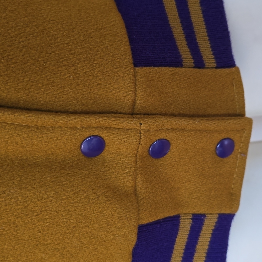 Vintage Cheer Letterman Varsity Jacket Wool Schurz HS Chicago IL - Picture 4 of 13